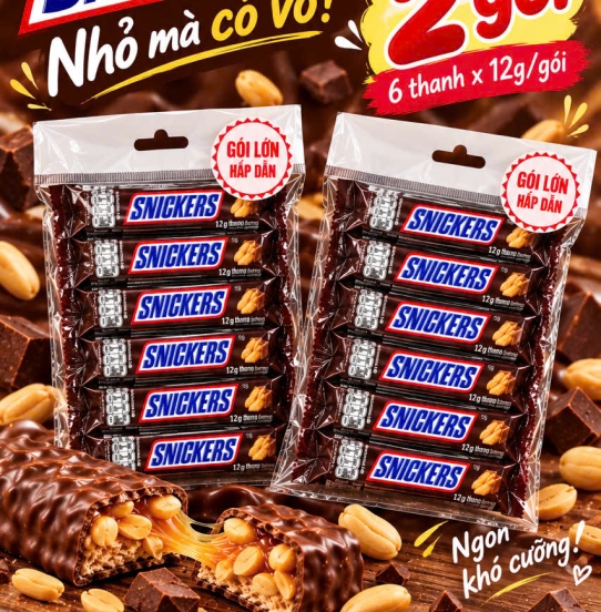 Combo 2 Gói Snickers – Tiết Kiệm & Tiện Lợi