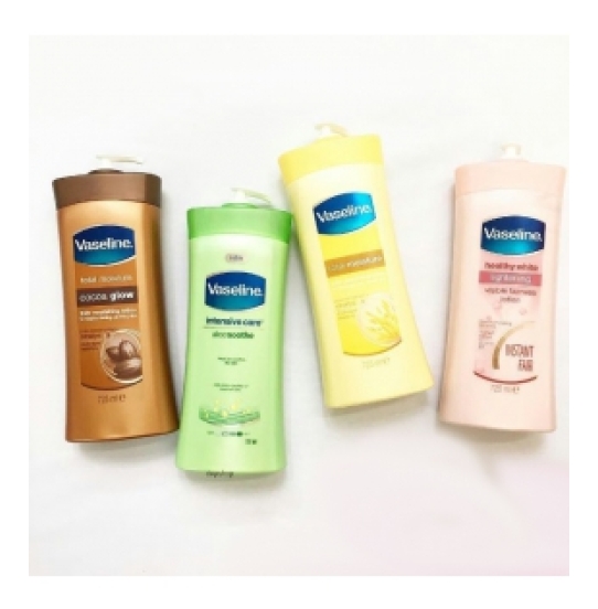 Sữa dưỡng thể trắng da toàn thân Vaseline Mỹ - 725ml